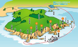 蘇洞門の地図