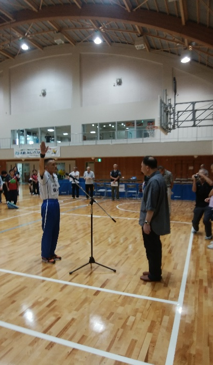 選手宣誓の写真